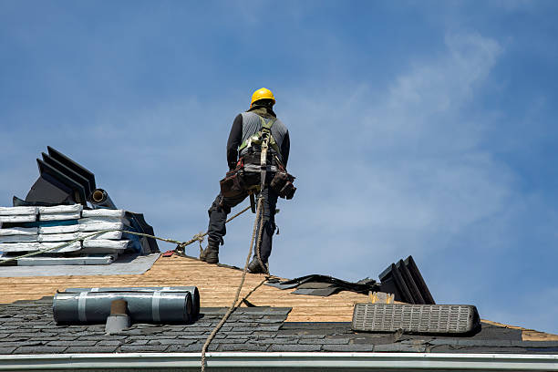 Professional Roofing technician working in Melville, MT